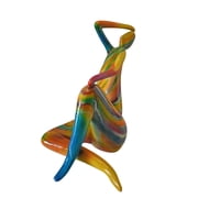 Nifao Modern Lady Touching her Head Bronze Statue   Home Office Decor Sculpture, 28"L x 23"W x 29"H