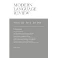 thumbnail image 1 of Modern Language Review (113: 3) July 2018 (Paperback), 1 of 1