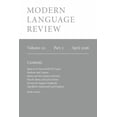 thumbnail image 1 of Modern Language Review (121.2) April 2026, (Paperback), 1 of 1