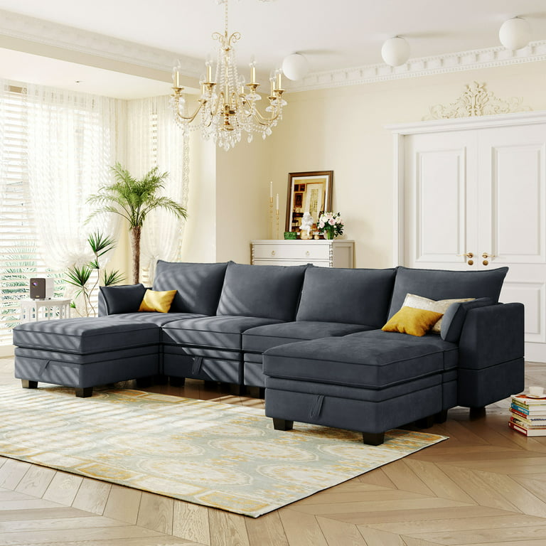 Modern Large U Shape Sectional Sofa