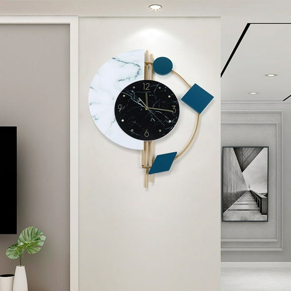 Modern Large Wall Clock Digital Art Design Creative Decor For Office Home Shop