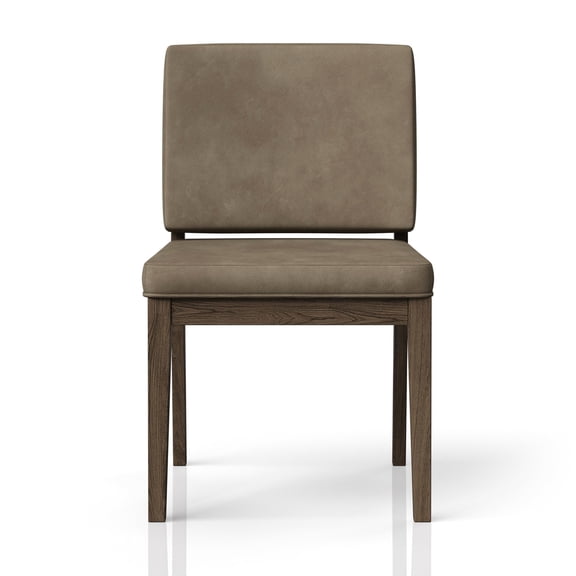 Modern Leather Chair Set / Used in Bedrooms / Solid Wood Base