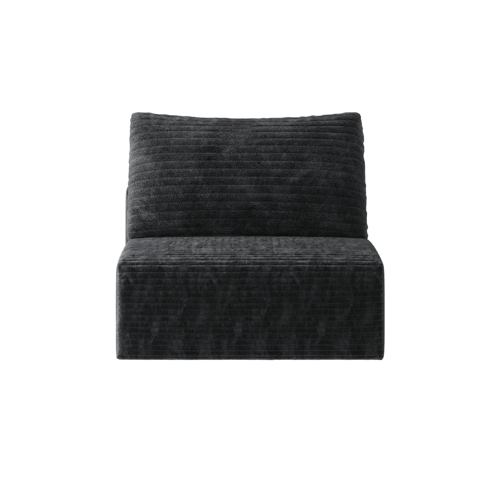 Modern Left-Facing Black Sofa | 3-Seater | Model Y119 - Walmart.com