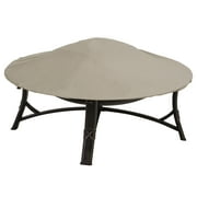 Modern Leisure 60" x 60" x 6" Neutral Beige Fire Pit Cover