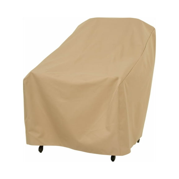 Modern Leisure Basics Outdoor Patio Chair Cover, 27"L x 34"W x 31"H, Khaki