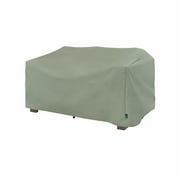 Modern Leisure Basics Patio Loveseat Cover, Small, 55"L x 33"W x 38"H, Sage Green