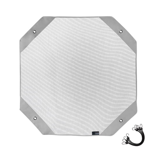 Modern Leisure Basics Universal Air Conditioner Cover, Mesh Topper, 36" Square, Light Gray