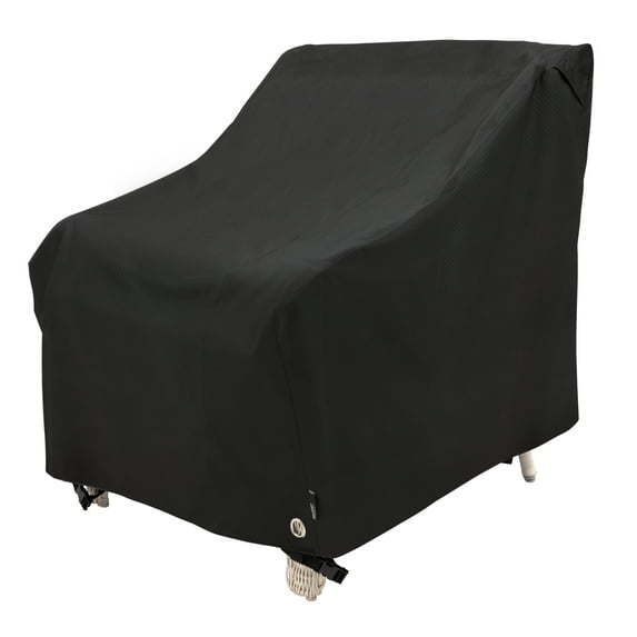 Modern Leisure Black Diamond Waterproof Patio Chair Cover, 35"L x 38"W x 31"H, Black