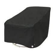 Modern Leisure Black Diamond Waterproof Patio Lounge Chair Cover, 37.5"L x 39.25"W x 38.5"H, Black