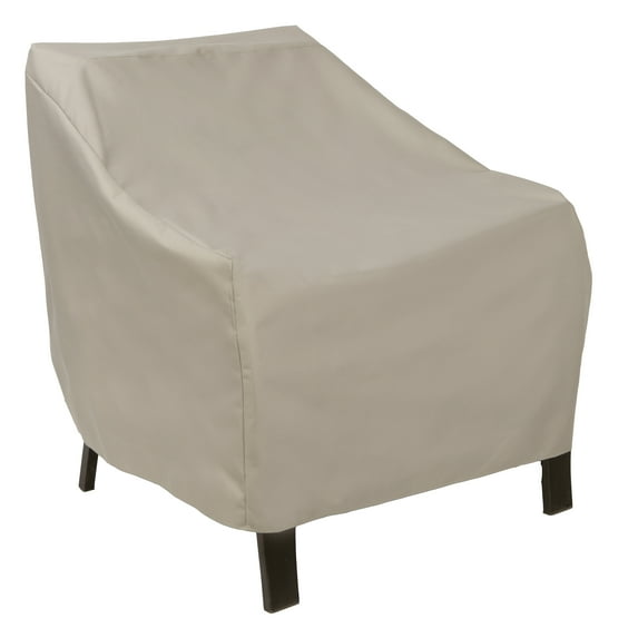 Modern Leisure Chalet Outdoor Patio Chair Cover, 27"L x 34"W x 31"H, Beige
