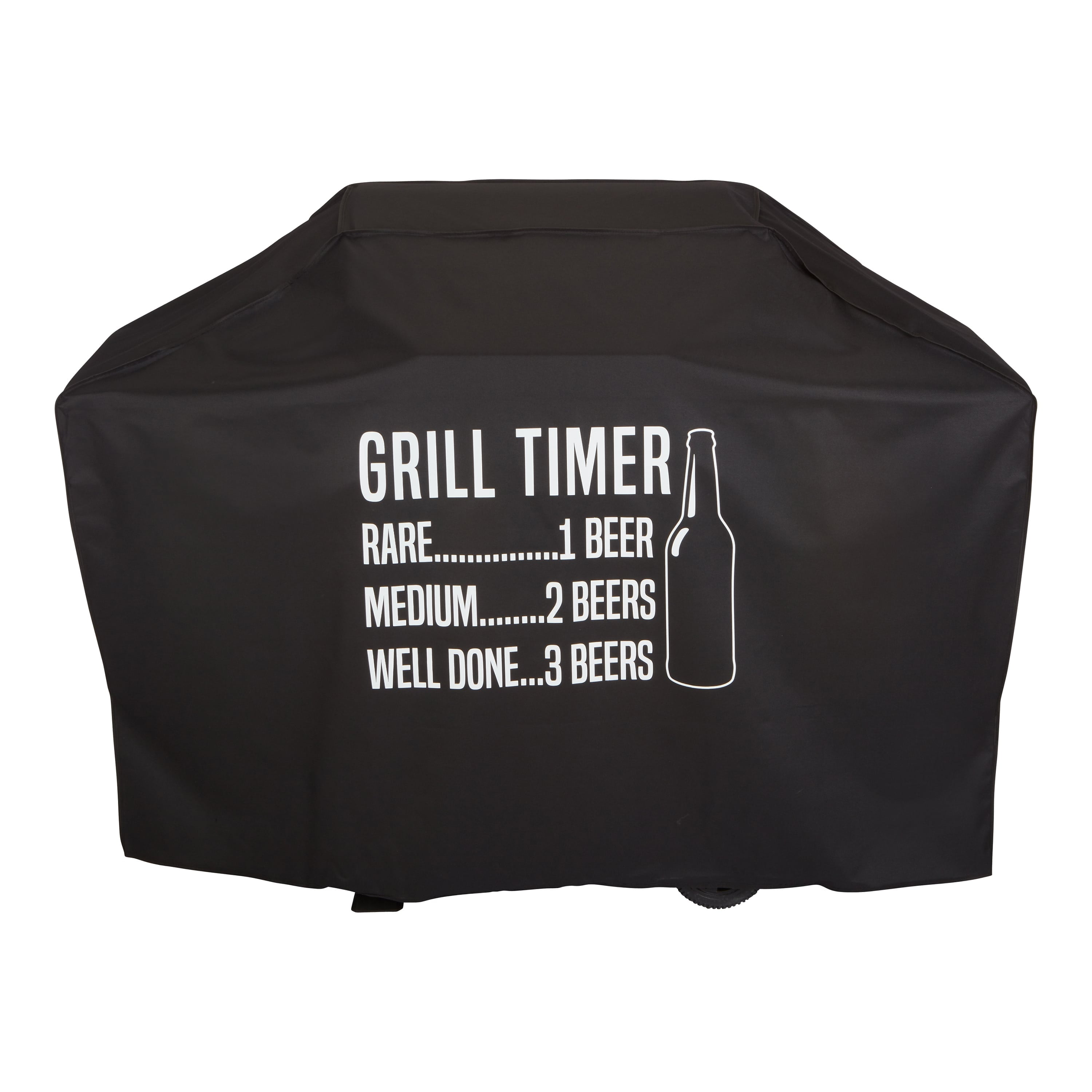 Modern Leisure Chalet 62 in. Outdoor Patio Grill Cover, 62"L x 25"W x 46"H, Black