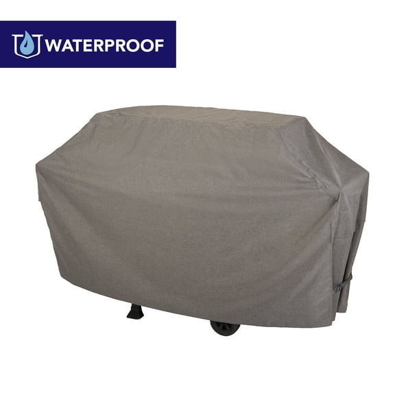 Modern Leisure Garrison 73 in. Waterproof Patio Grill Cover, 73"L x 25"W x 44.5"H, Gray