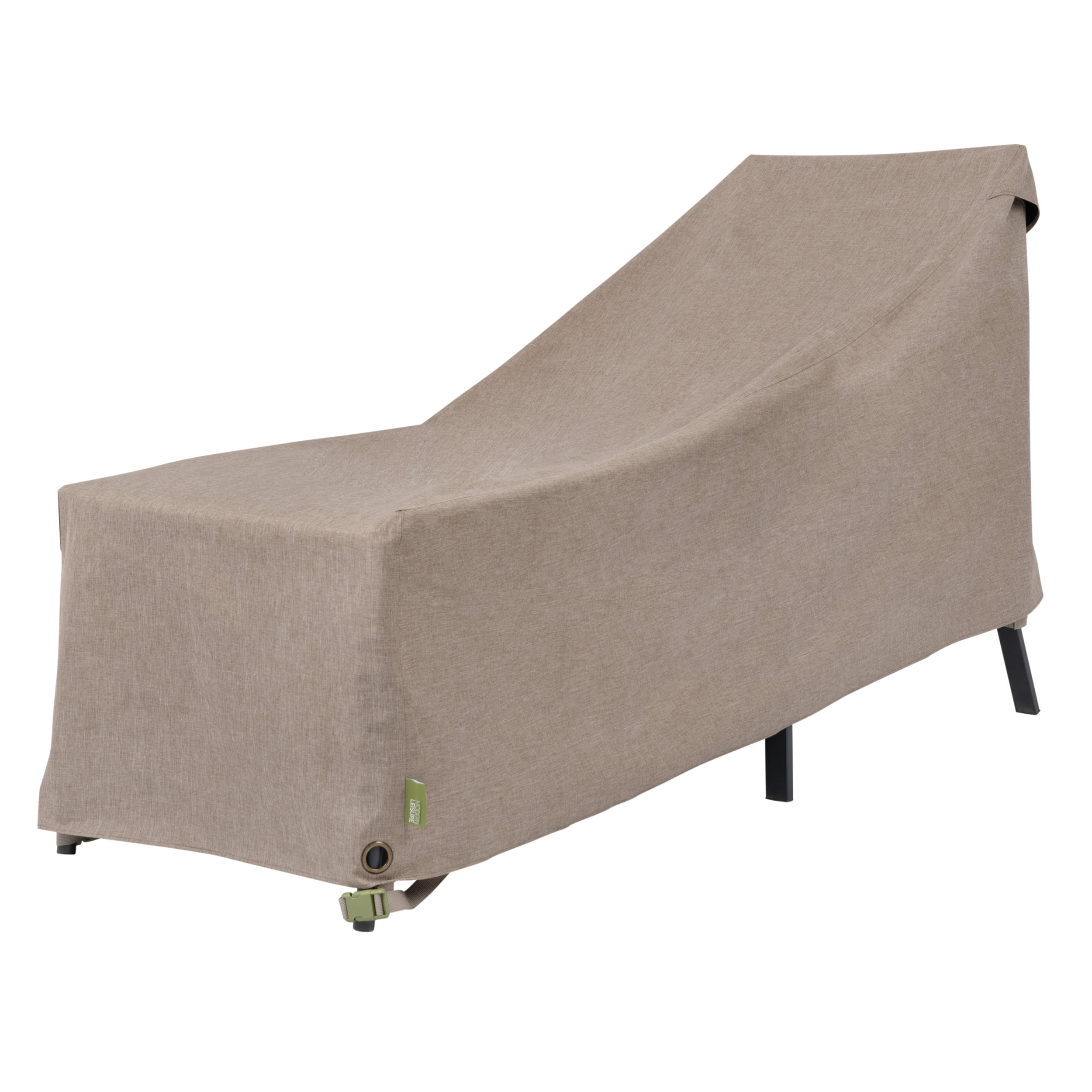 Sandstone Waterproof Patio Chaise Lounge Cover, 65" x 28" x 29"