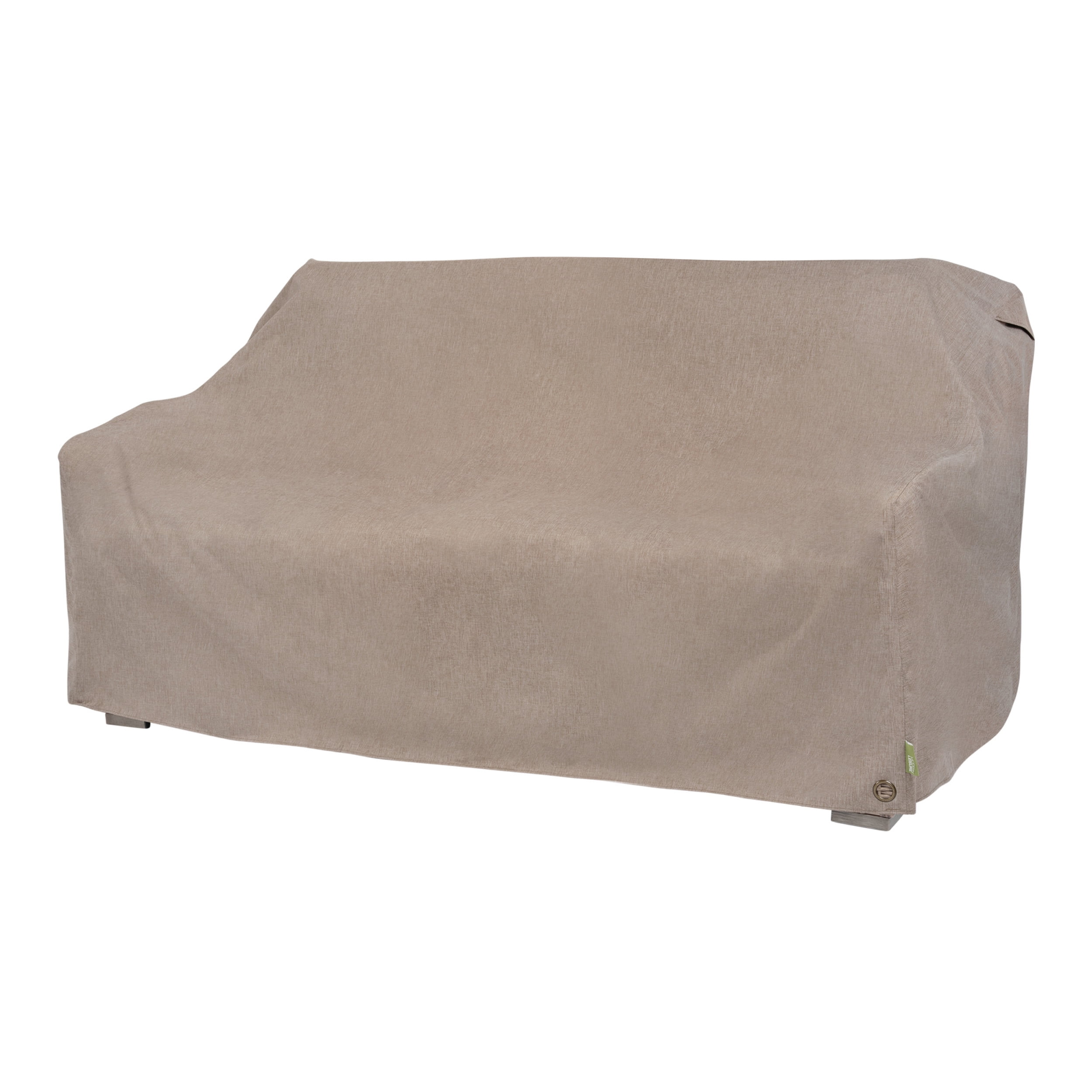 Modern Leisure Garrison Patio Loveseat Cover, Waterproof, 66"L X 40"W X 39"H, Sandstone