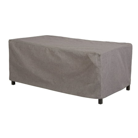 Modern Leisure Garrison Waterproof Patio Coffee Table/Ottoman Cover, 48"L x 25"W x 18"H, Gray