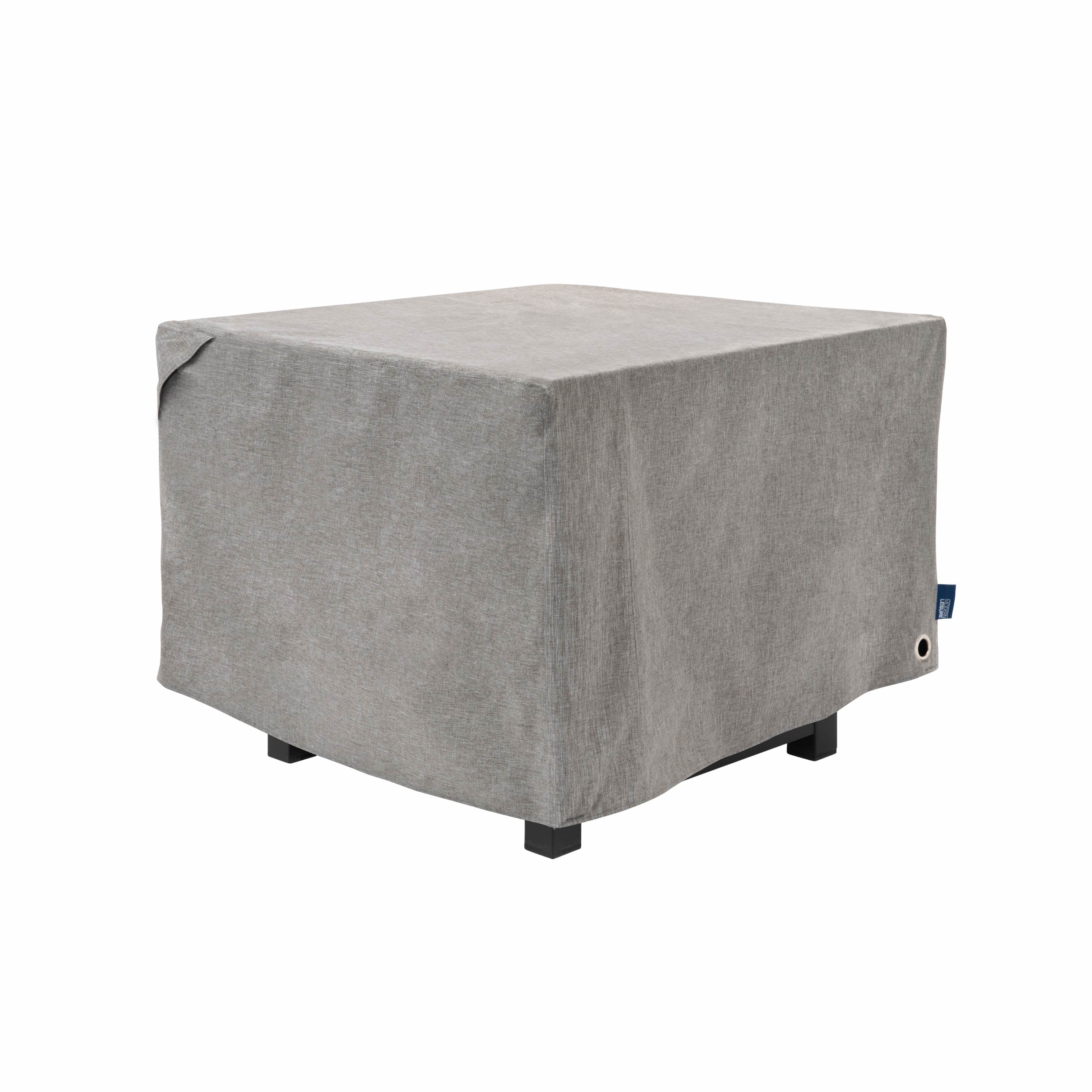 Granite Gray Waterproof Square Fire Pit Table Cover, 32" x 22"