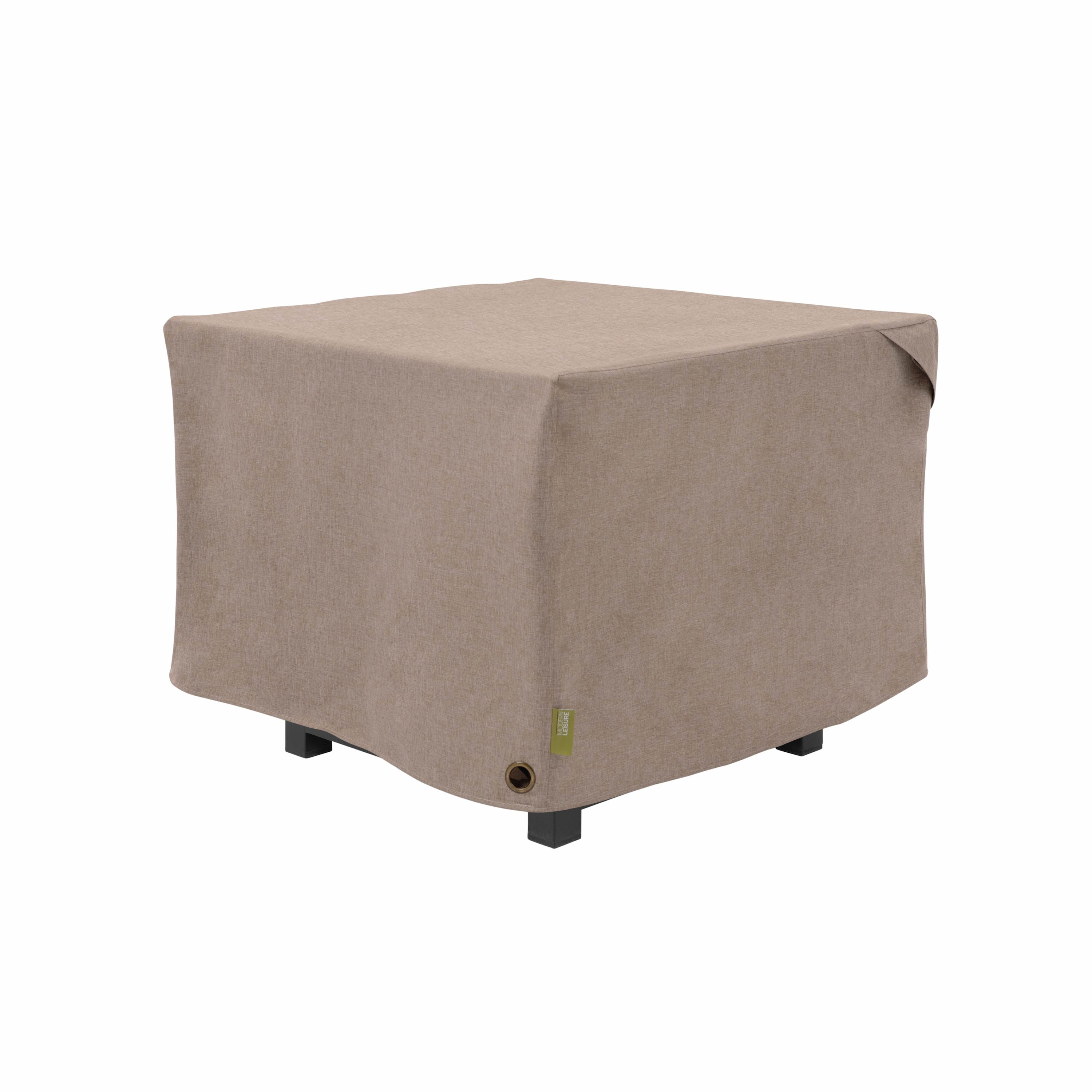 Sandstone Waterproof 32" Square Fire Pit Table Cover