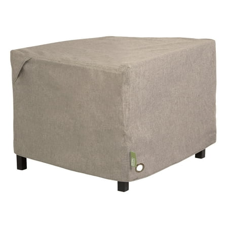 Modern Leisure Garrison Square Fire Pit Table Cover, Waterproof, 42" Square X 22"H, Sandstone