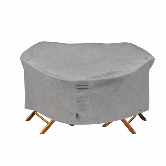 Modern Leisure Garrison Waterproof Table & Chair Cover, 94" Round, Granite