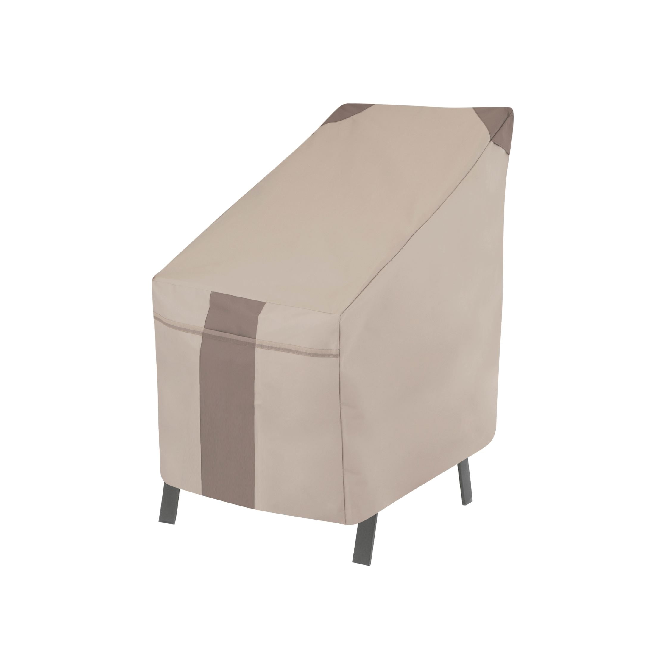 Monterey Beige Polyester High Back Patio Chair Cover