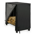 thumbnail image 1 of Modern Leisure Monterey 4 Feet Outdoor Log Rack Cover, 48" L x 24" W x 42" H, Black, 1 of 12