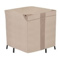 thumbnail image 1 of Modern Leisure Monterey Outdoor Patio Bar Table & Chair Set Cover, 66"L x 64"W x 34"H, Beige, 1 of 14