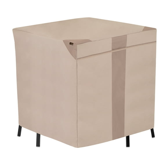 Modern Leisure Monterey Outdoor Patio Bar Table & Chair Set Cover, 66"L x 64"W x 34"H, Beige