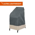 thumbnail image 1 of Modern Leisure Renaissance Ultralite Stackable Patio Chair Cover, 27"L x 27"W x 49"H, Gray, 1 of 17