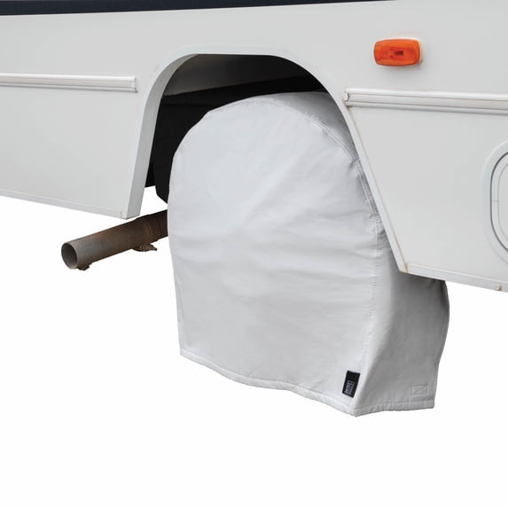 Modern Leisure® Sport RV Wheel Covers, 2-Pack, 27”-30," White