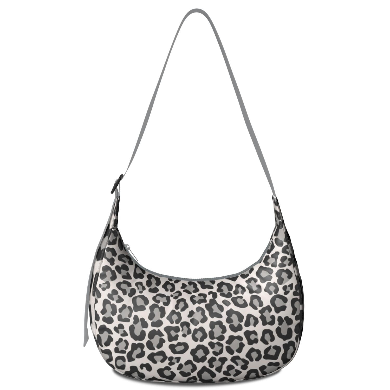 Modern Leopard Print Crossbody Handbag for Women, Fashion Cheetah Pattern Shoulder Tote, Lightweight Water-Resistant Hobo Purse with Unique Glitter Animal Spots Design
