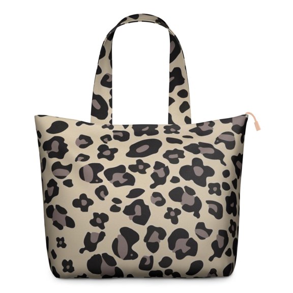 Modern Leopard Weekender Bag Travel Tote with Cute Cheetah Print, Unique Animal Spots Design, Lightweight Carry-On for Women