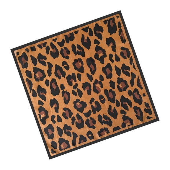 Modern Leopards Pattern Scarf Decorative Headscarf Headband Hair Wrap Must Have Accessory for Fashion Forward Girls