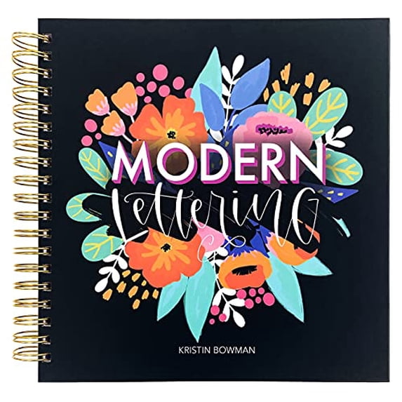 Pre-Owned Modern Lettering: A Beginner & Intermediate Hand Lettering & Modern Calligraphy Workbook, 9781646087396, 1646087399, Paperback,