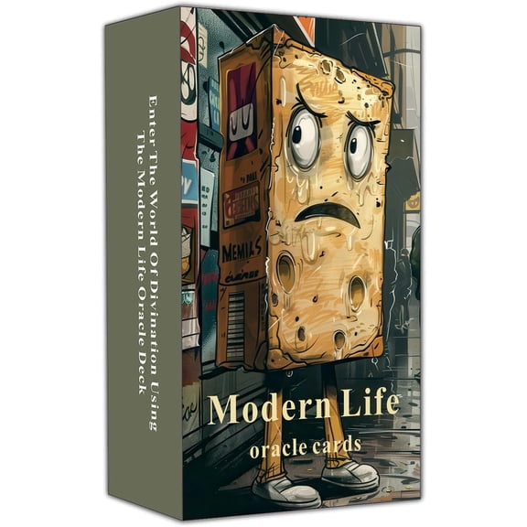 Modern Life Urban Street Art Oracle Cards Daily Mindfulness Self-Reflection Deck