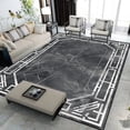 thumbnail image 1 of Modern Light Luxury Carpets for Living Room Home ration Bedroom Carpets Non-slip Lounge Rug Customiz, 1 of 5