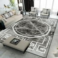 thumbnail image 1 of Modern Light Luxury Carpets for Living Room Home ration Bedroom Carpets Non-slip Lounge Rug Customiz, 1 of 5