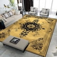 thumbnail image 1 of Modern Light Luxury Carpets for Living Room Home ration Bedroom Carpets Non-slip Lounge Rug Customiz, 1 of 5