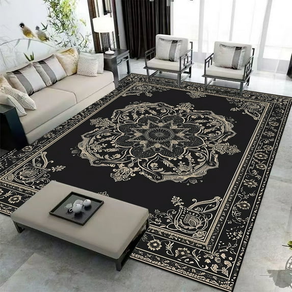 Modern Light Luxury Carpets for Living Room Home ration Bedroom Carpets Non-slip Lounge Rug Customiz