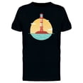 thumbnail image 1 of Modern Lighthouse Logo T-Shirt Men -Image by Shutterstock, Male 3X-Large, 1 of 2