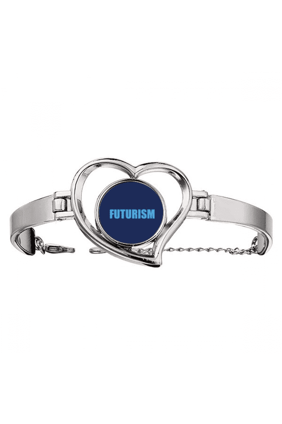 Modern Literary Trends Futurism Bracelet Heart Jewelry Wire Bangle