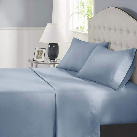 RT Designers Collection Modern Living 100% Pima Cotton Ultra Soft Sheet Set Queen Blue