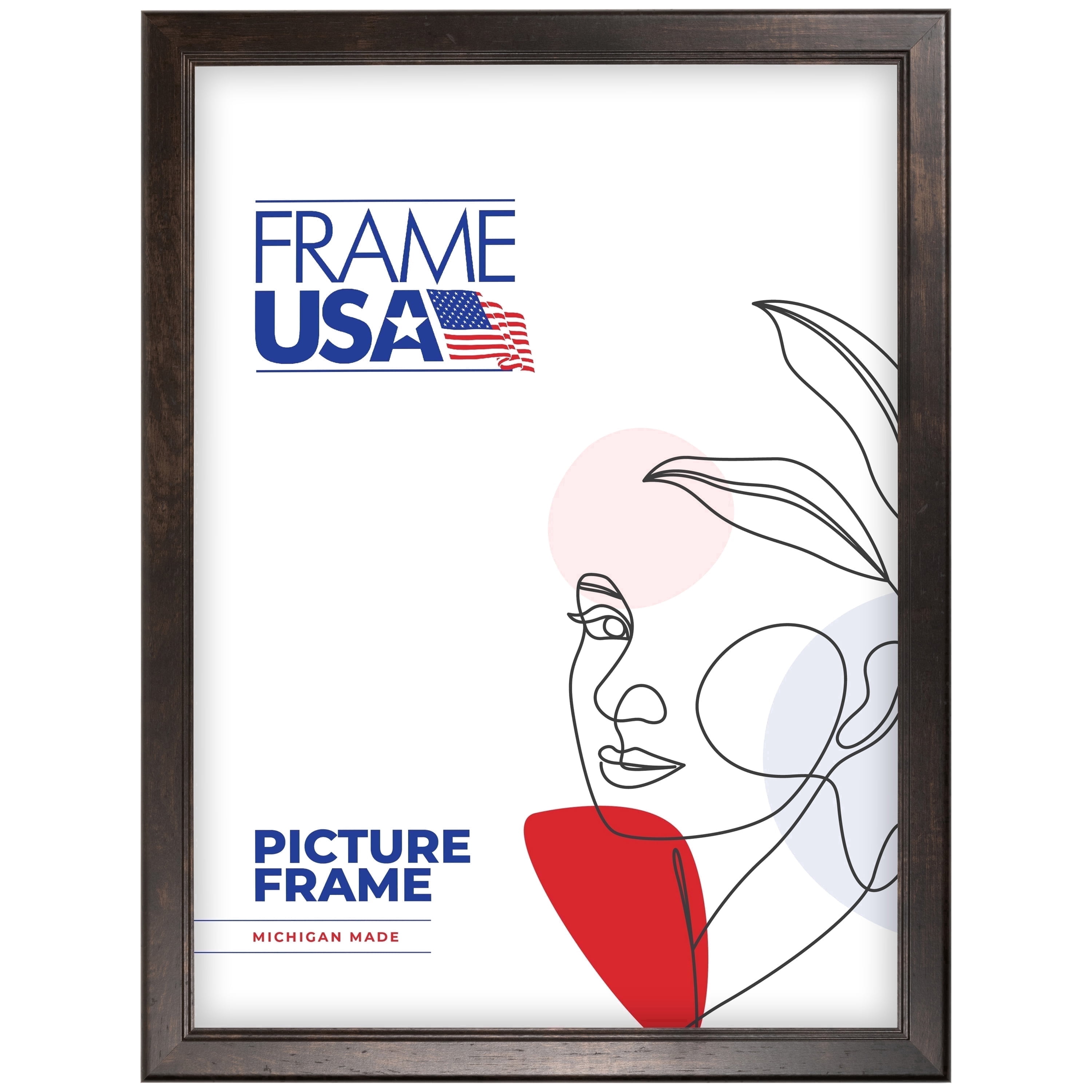 Modern Living Espresso Walnut 18x24 Inch Picture Frame