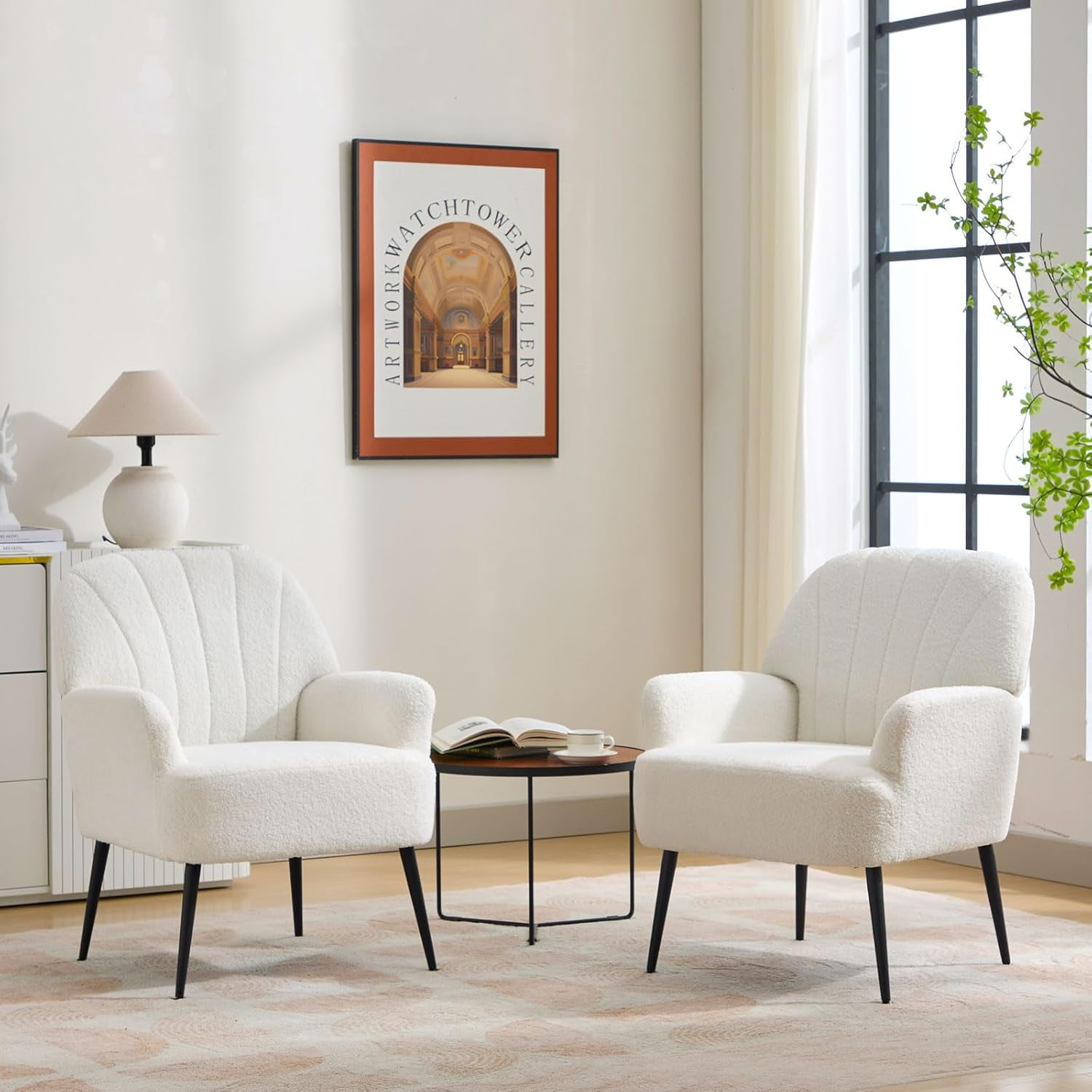 Modern Living Room Accent Chairs - Side Chairs for Living Room with ...