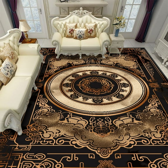 Modern Living Room Rugs Luxury Carpets for Bedroom Non-slip Large Size ration Rugs Washable Balcony