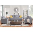 thumbnail image 1 of Modern Living Room Sofa Set Linen Upholstered Couch Furniture for Home or Office ,Light Grey-Blue,(1+2+3-Seat,Old Sku:SG000373AAA), 1 of 9