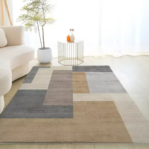 Modern Living Room ration Carpet Simple Light Colored Soft Rug Bedrooms Sofa Side Larg Carpets Washa