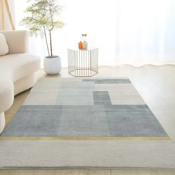 Modern Living Room ration Carpet Simple Light Colored Soft Rug Bedrooms Sofa Side Larg Carpets Washa