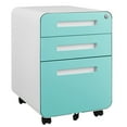 thumbnail image 1 of Modern Lockable File Cabinet With 3 Drawers - Mobile 5 Wheel Design, Waterproof For Legal/letter/a4 Files Drawer Office Storage Lockable, Waterproof, Tilting, Fits A4/letter/legal Every Need, 1 of 7