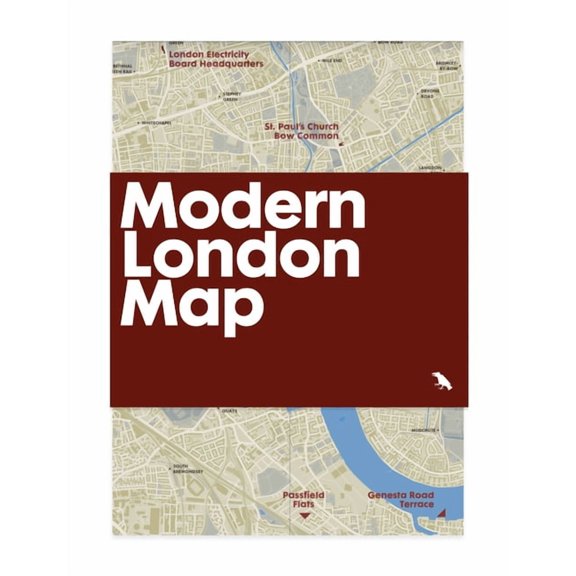Blue Crow Media Architecture Maps: Modern London Map: Guide to Modern Architecture in London (Other)