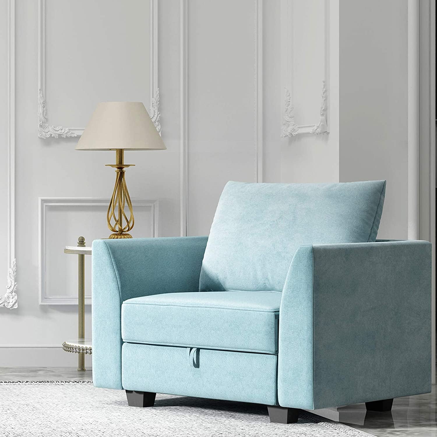 Modern Loveseat Sofa Fabric 2 Seater Couch Modular Love Seats for Small